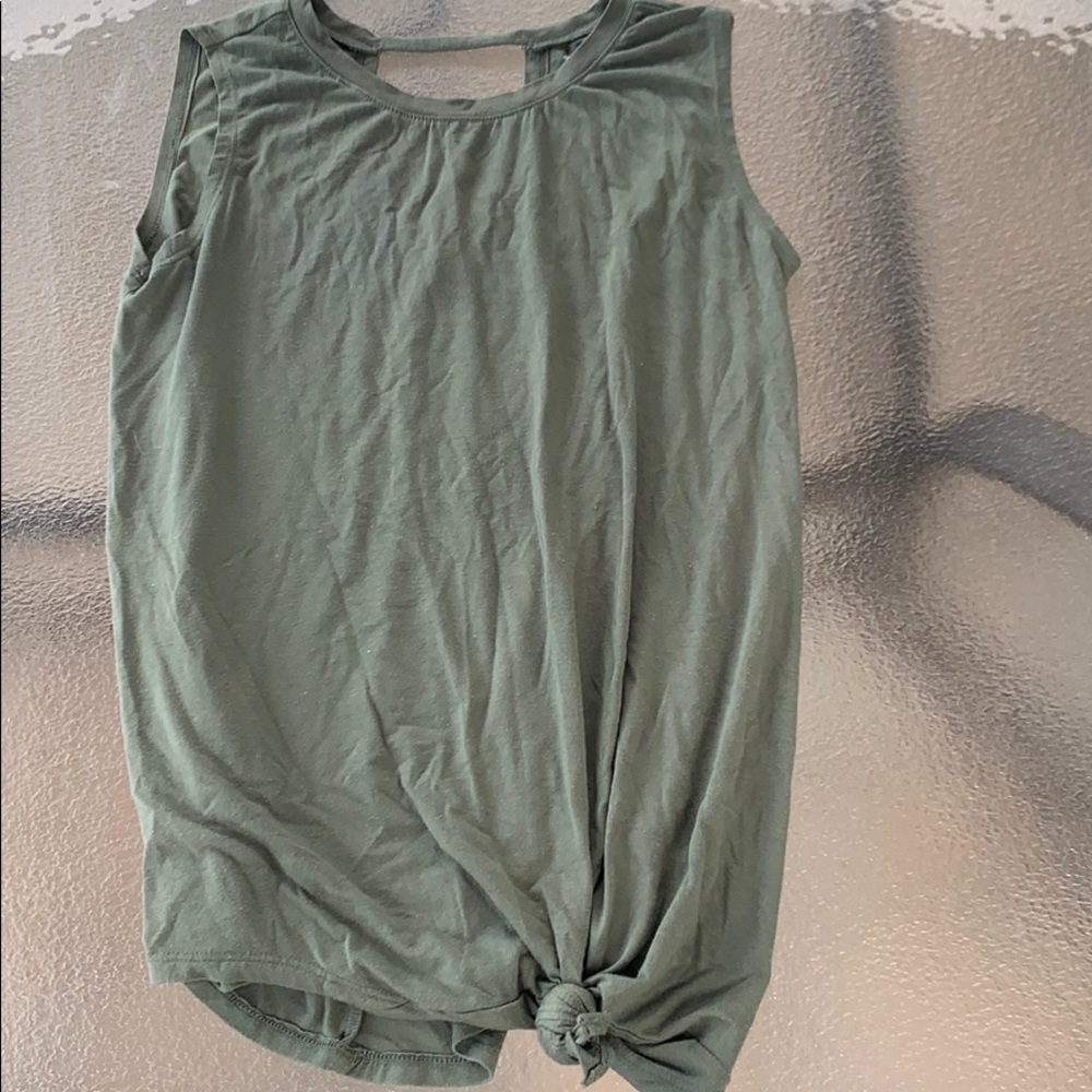 Girls tie up tank top
